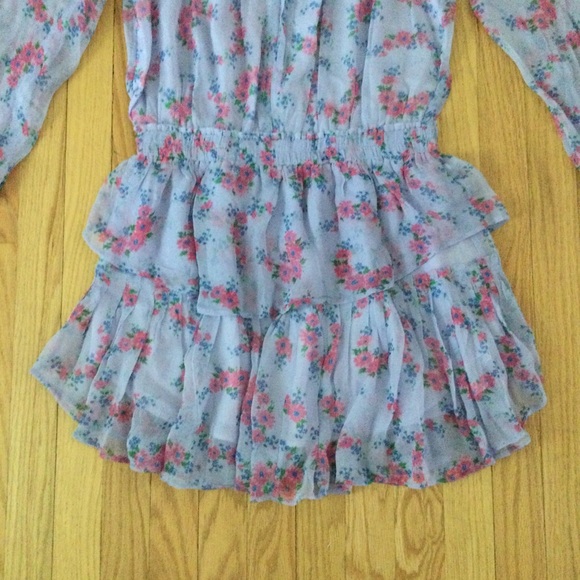 LoveShackFancy Wisteria Lilac Popover Dress